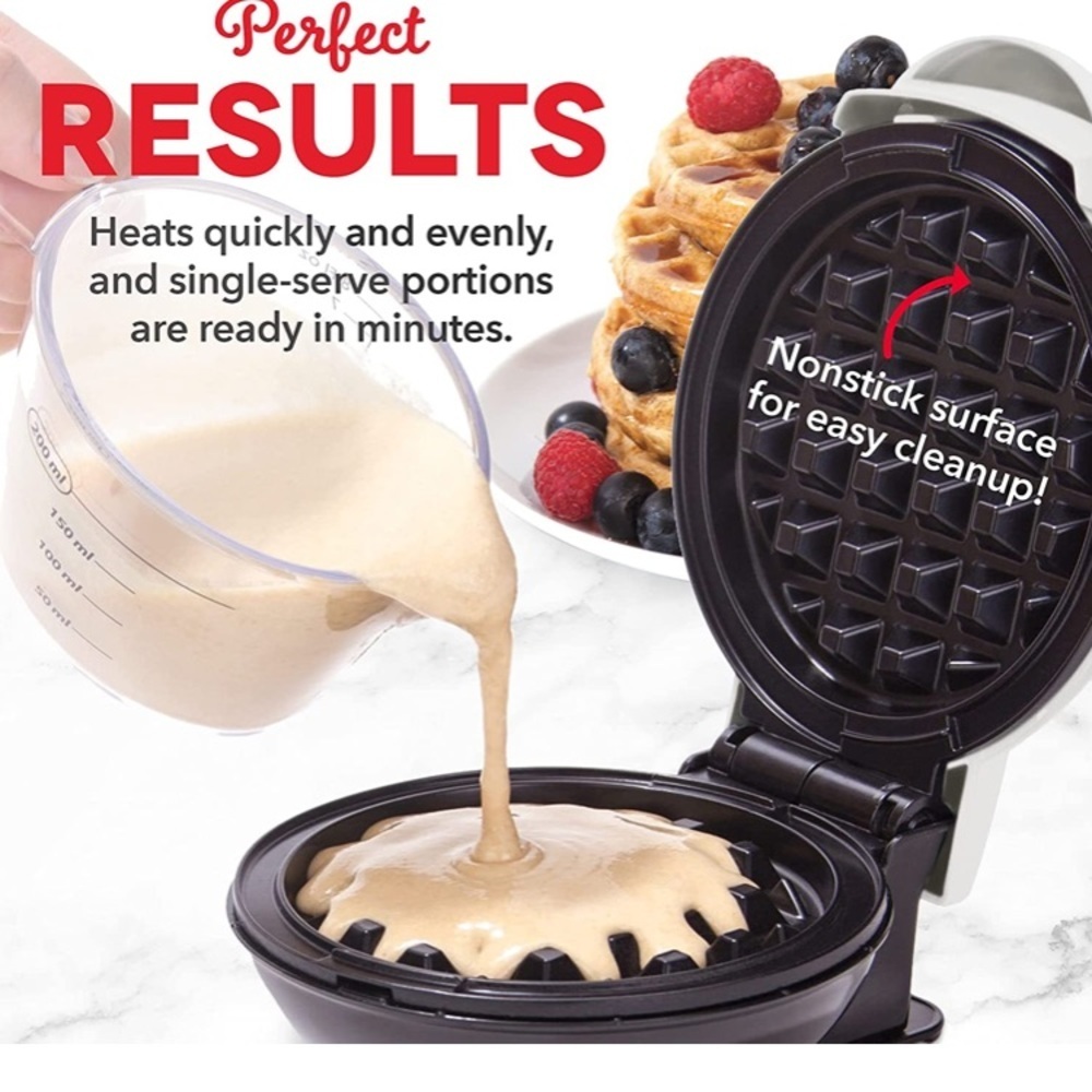 Dash Mini Waffle Maker- Rainbow NIB - Picture 2 of 6
